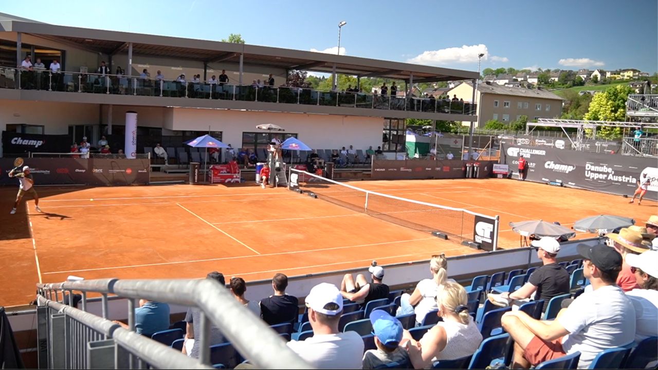 Racketista beim ATP Challenger in Mauthausen